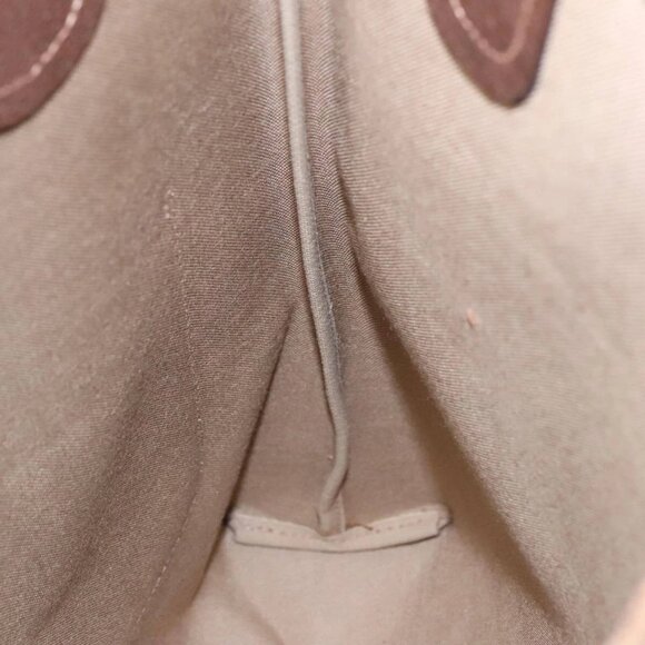 GUCCI GG Canvas Web Sherry Line Tote Bag PVC Beige 002 39 6487 Auth 91002 - Picture 13 of 16